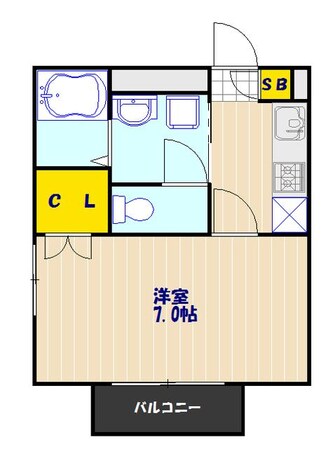 アムールIIＴＡＫＡＳＨＩＮの物件間取画像